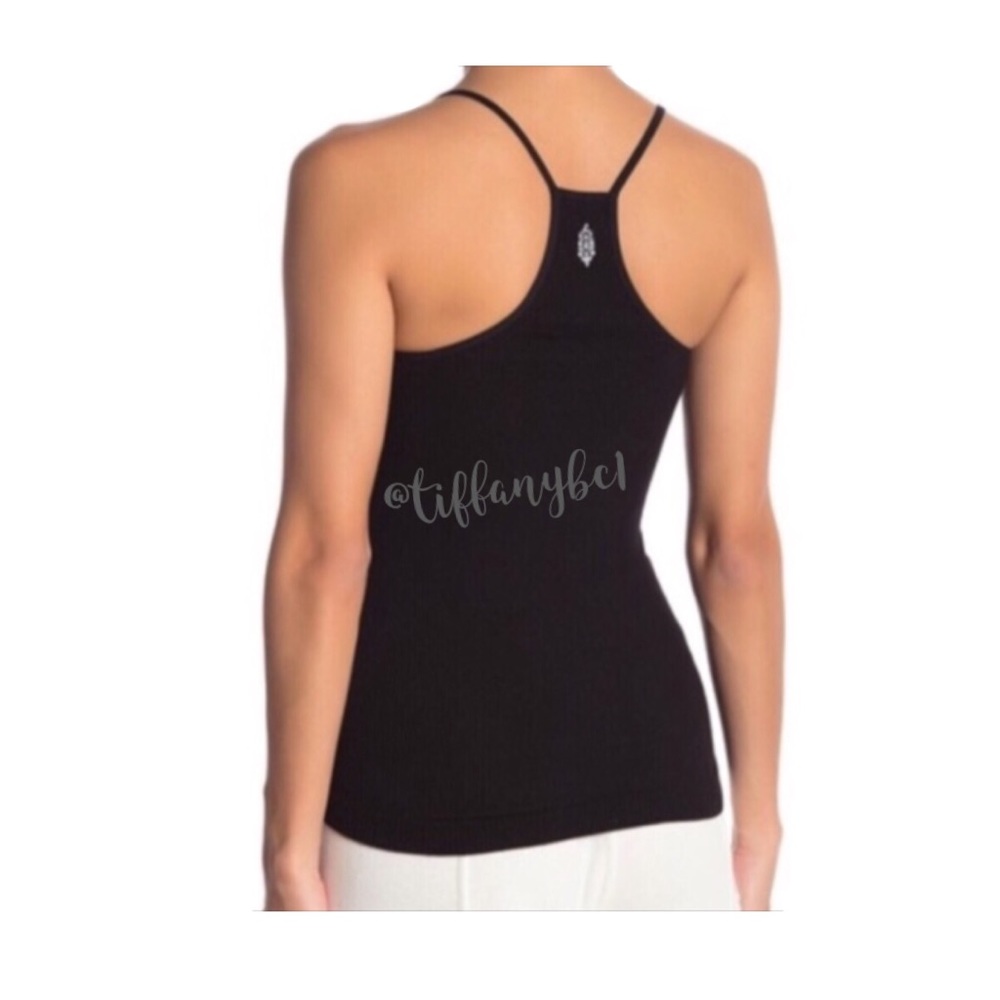 Free People Ribbed Racer Back Workout Tank Top - Picture 2 of 11